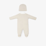 BABY FOOTIE WITH ALLOVER FF BEAR PATCH AND HAT
