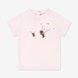 Baby Girls Bear T-Shirt in Pink