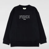 SWEATSHIRT WITH FUZZY TXT LOGO