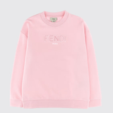 SWEATSHIRT WITH FUZZY TXT LOGO