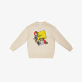 LS SWEATSHIRT WITH ANIMALS GRAPHIC