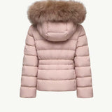 Boedette Hooded Shearling-Trimmed Down Jacket
