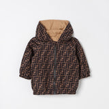 BABY REVERSIBLE K-WAY JACKET WITH FF TAPE