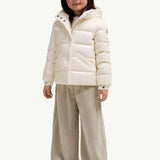 Glareins Braided Trim Hooded Down Jacket