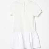 Gathered Cotton Dress