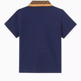 Baby Boys Logo Polo Shirt in Navy