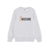 Grey Bear Printed Sweatshirt Moschino Kids