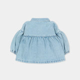 Moschino Kids Denim jacket for Baby Girl with logo