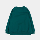 Moschino Kids Green sweatshirt for Baby Boy with Teddy Bear