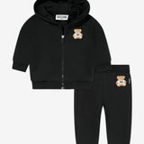 Baby Teddy Bear Tracksuit in Black