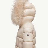 Moncler Aruna Shearling-Trimmed Hooded Down Jacket