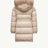 Moncler Aruna Shearling-Trimmed Hooded Down Jacket