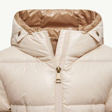 Moncler Aruna Shearling-Trimmed Hooded Down Jacket