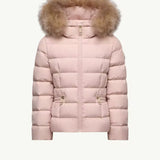 Boedette Hooded Shearling-Trimmed Down Jacket