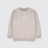 BOSS Boy's Crewneck Cotton Sweatshirt BOSS with Contrast Logo