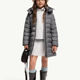Moncler Charpal Hooded Long Down Jacket