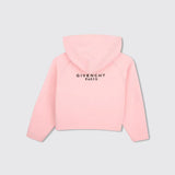 Givenchy Girl's Cotton Zip-Up Hoodie with Logo