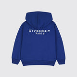 GIVENCHY Givenchy Boy's Cotton Zip-Up Hoodie with Contrasting Logo