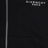 GIVENCHY Givenchy Boy's Cotton Zip-Up Hoodie with Contrasting Logo