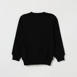 MOSCHINO Crewneck Cotton Sweatshirt with Contrast Lettering Logo