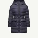 Pasenza Belted Hooded Down Jacket
