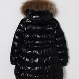 Moncler Enfant Aruna Shearling-Trimmed Hooded Down Jacket
